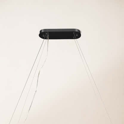 Sawyer Alabaster Oval Chandelier 54"