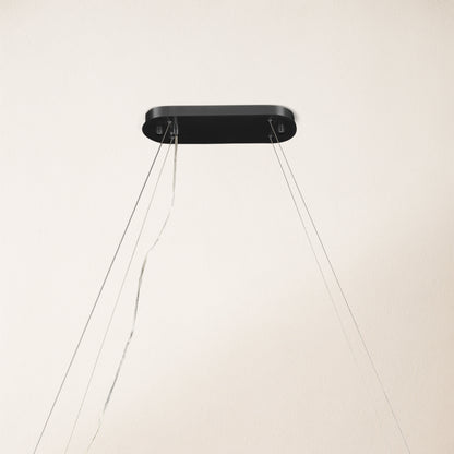 Sawyer Alabaster Rechteckiger Kronleuchter 54"