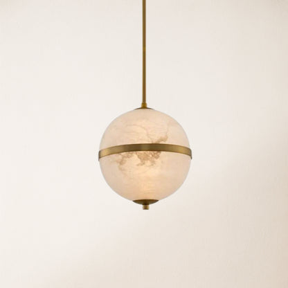 Dadaly Alabaster Small Art Canterbury LED-Mini-Pendelleuchte, 25,4 cm