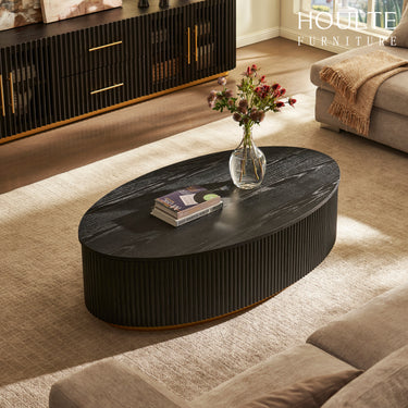 Couchtisch Holton aus Eiche, 139,9 cm hoch
