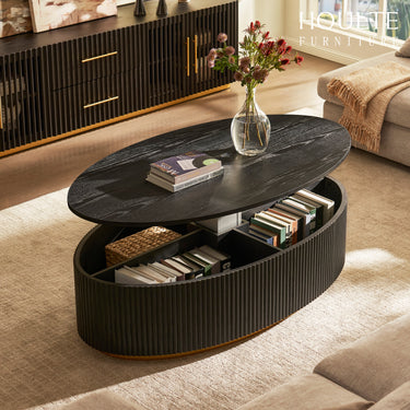 Couchtisch Holton aus Eiche, 139,9 cm hoch