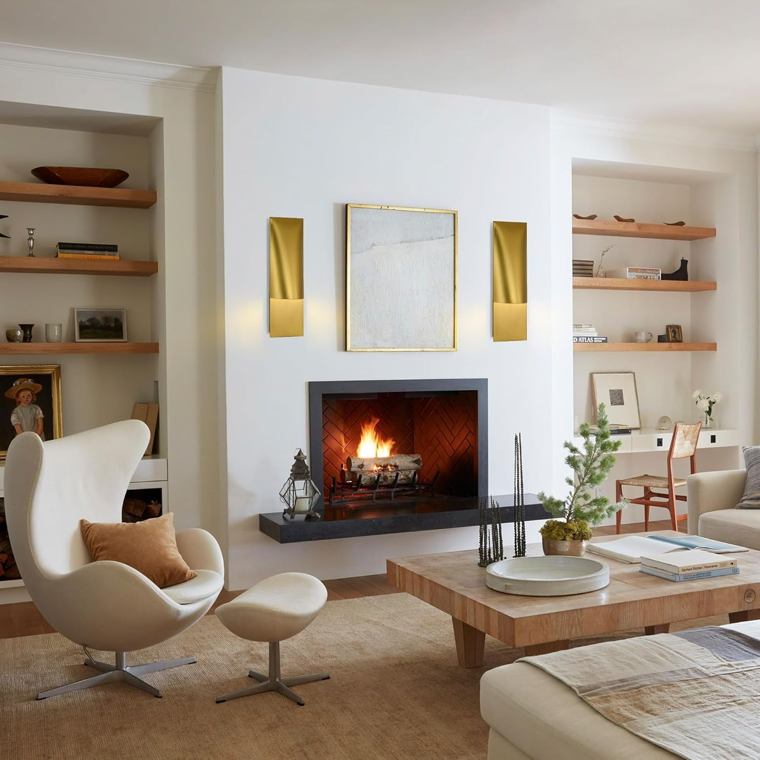 Trany Vertical Wall Sconce 18"H#Finish_Gold