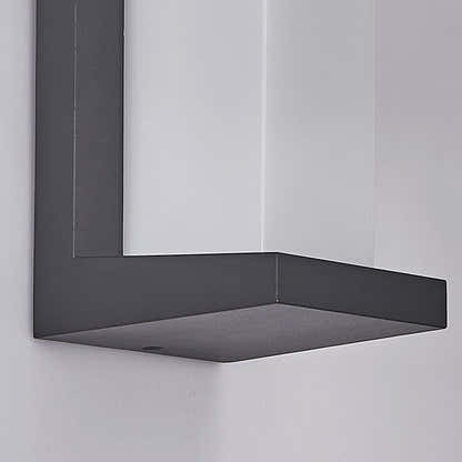 Kreative geometrische wasserdichte schwarze moderne Außenwandleuchten Wandleuchte