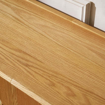 Aurora Oak Media Console 80"