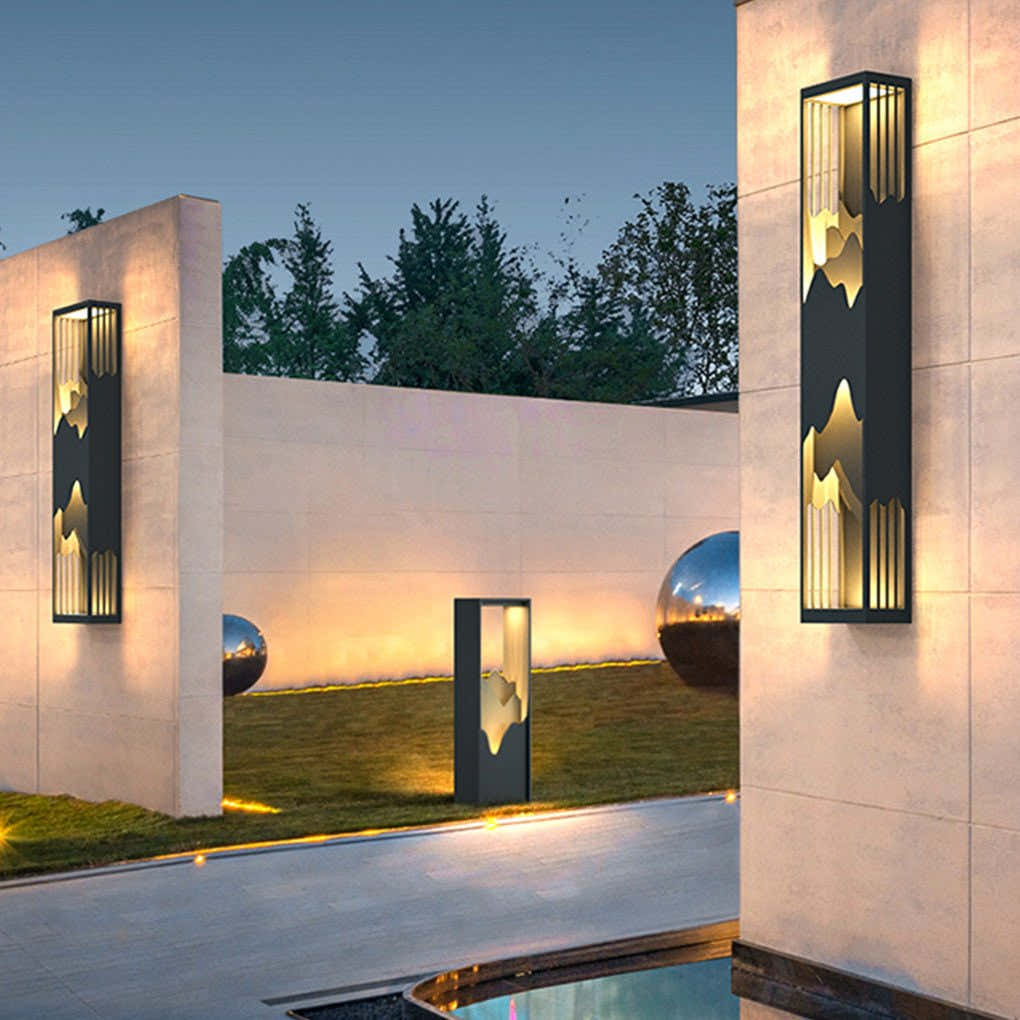 Terranea Mountain Scenery Outdoor Wall Light