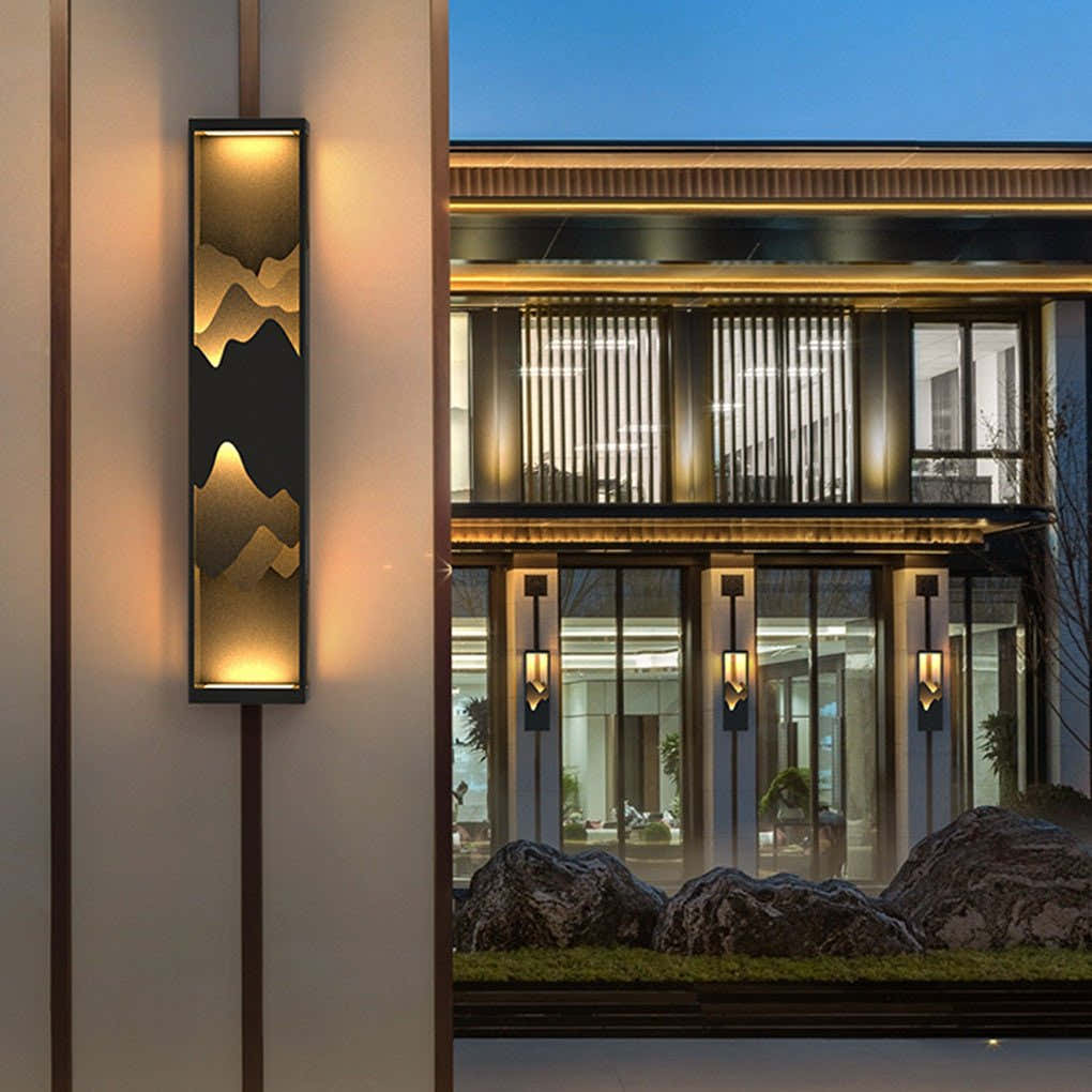 Terranea Mountain Scenery Outdoor Wall Light