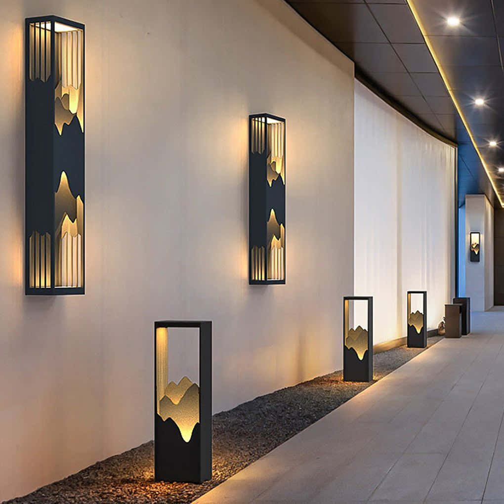 Terranea Mountain Scenery Outdoor Wall Light