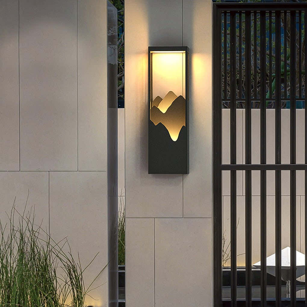 Terranea Mountain Scenery Outdoor Wall Light
