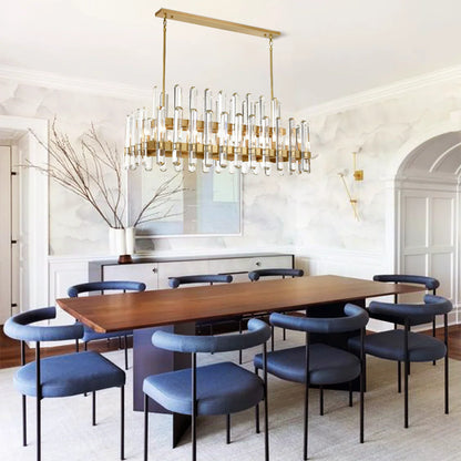 Clarion Rectangular Chandelier 48"L