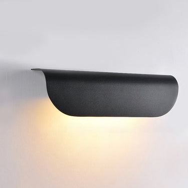 Minimalistische bogenförmige wasserdichte Wandleuchte für Flurtreppen im Innen- und Außenbereich