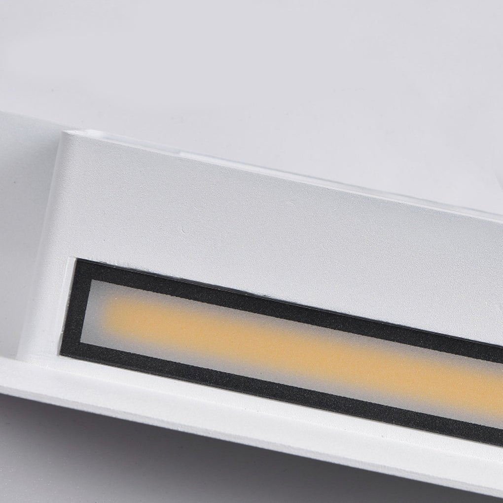 Minimalistische bogenförmige wasserdichte Wandleuchte für Flurtreppen im Innen- und Außenbereich