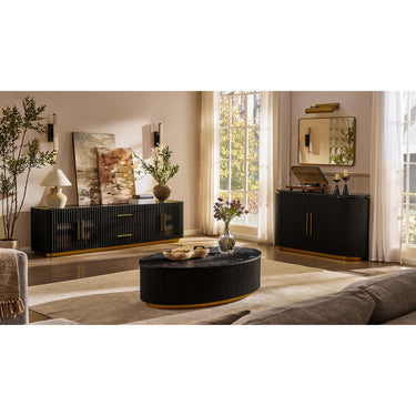 Couchtisch Holton aus Eiche, 139,9 cm hoch