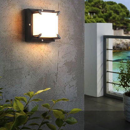 Moderne, minimalistische, wasserdichte LED-Wandleuchte für den Außenbereich, für Terrasse, Balkon, Garten