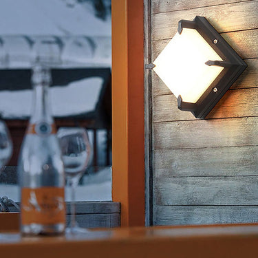 Moderne, minimalistische, wasserdichte LED-Wandleuchte für den Außenbereich, für Terrasse, Balkon, Garten