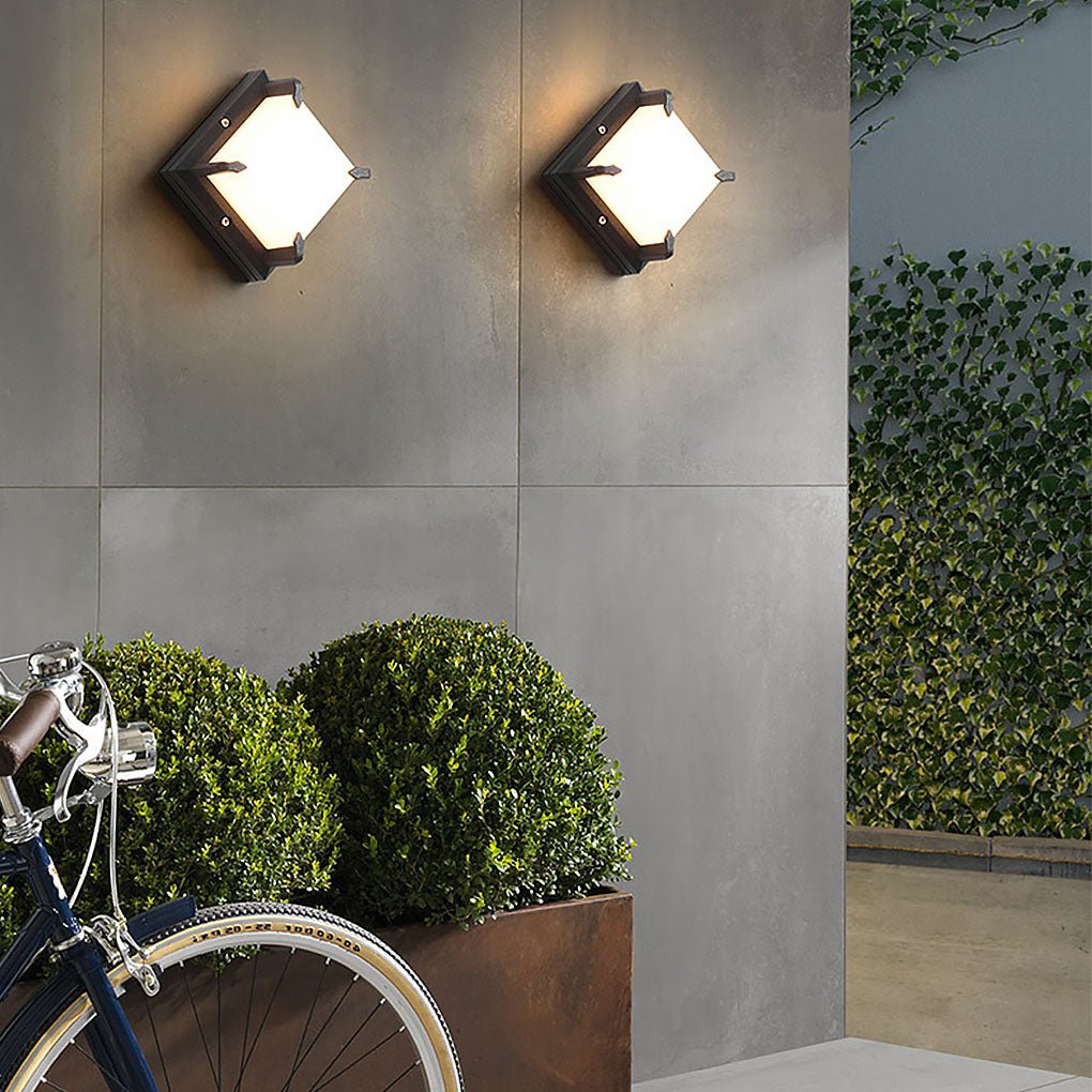 Moderne, minimalistische, wasserdichte LED-Wandleuchte für den Außenbereich, für Terrasse, Balkon, Garten