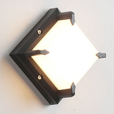 Moderne, minimalistische, wasserdichte LED-Wandleuchte für den Außenbereich, für Terrasse, Balkon, Garten