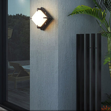 Moderne, minimalistische, wasserdichte LED-Wandleuchte für den Außenbereich, für Terrasse, Balkon, Garten