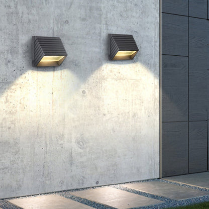 Moderne minimalistische wasserdichte LED-Wandleuchte für den Außenbereich für Villa, Garten, Balkon, Treppe