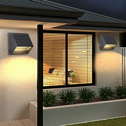 Moderne minimalistische wasserdichte LED-Wandleuchte für den Außenbereich für Villa, Garten, Balkon, Treppe