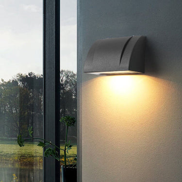 Moderne, minimalistische, wasserdichte LED-Wandleuchte für den Außenbereich, für Terrasse, Balkon, Garten