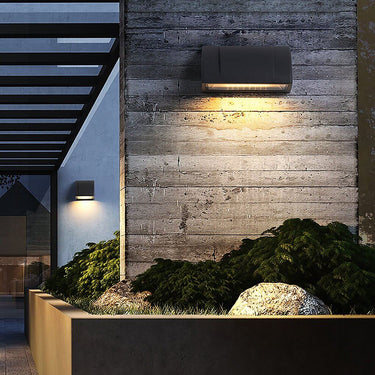 Moderne, minimalistische, wasserdichte LED-Wandleuchte für den Außenbereich, für Terrasse, Balkon, Garten