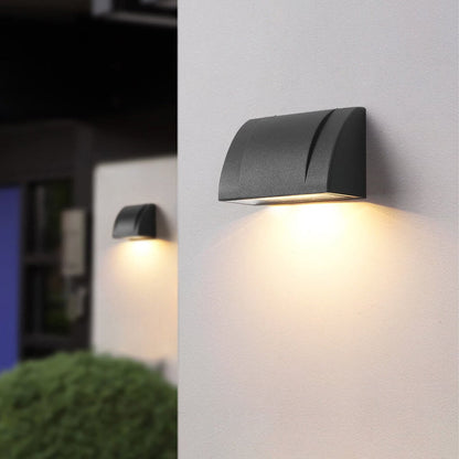 Moderne, minimalistische, wasserdichte LED-Wandleuchte für den Außenbereich, für Terrasse, Balkon, Garten