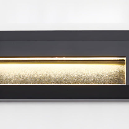 Moderne, nach unten gerichtete LED-Wandleuchten aus Aluminium für den Außenbereich für Beton