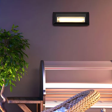 Moderne, nach unten gerichtete LED-Wandleuchten aus Aluminium für den Außenbereich für Beton