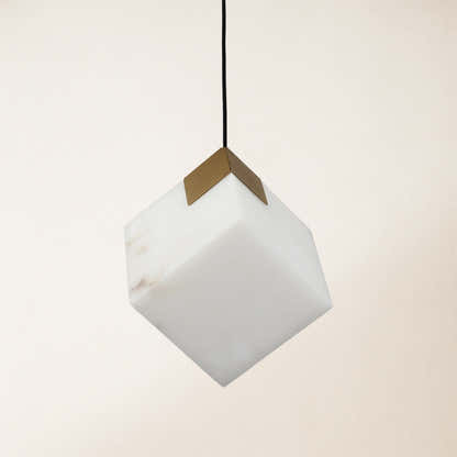 Dave Alabaster Pendant Light 4"W