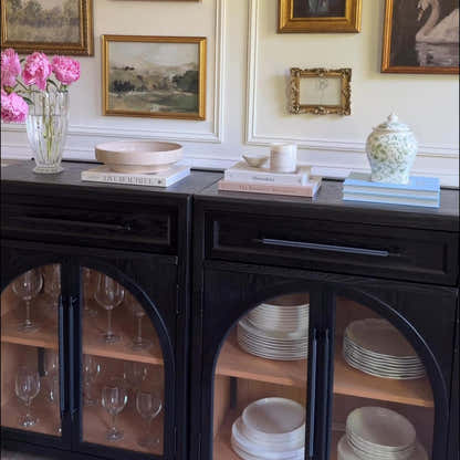Alvar gewölbtes 64" Sideboard aus Eiche mit Schubladen (2er-Set)