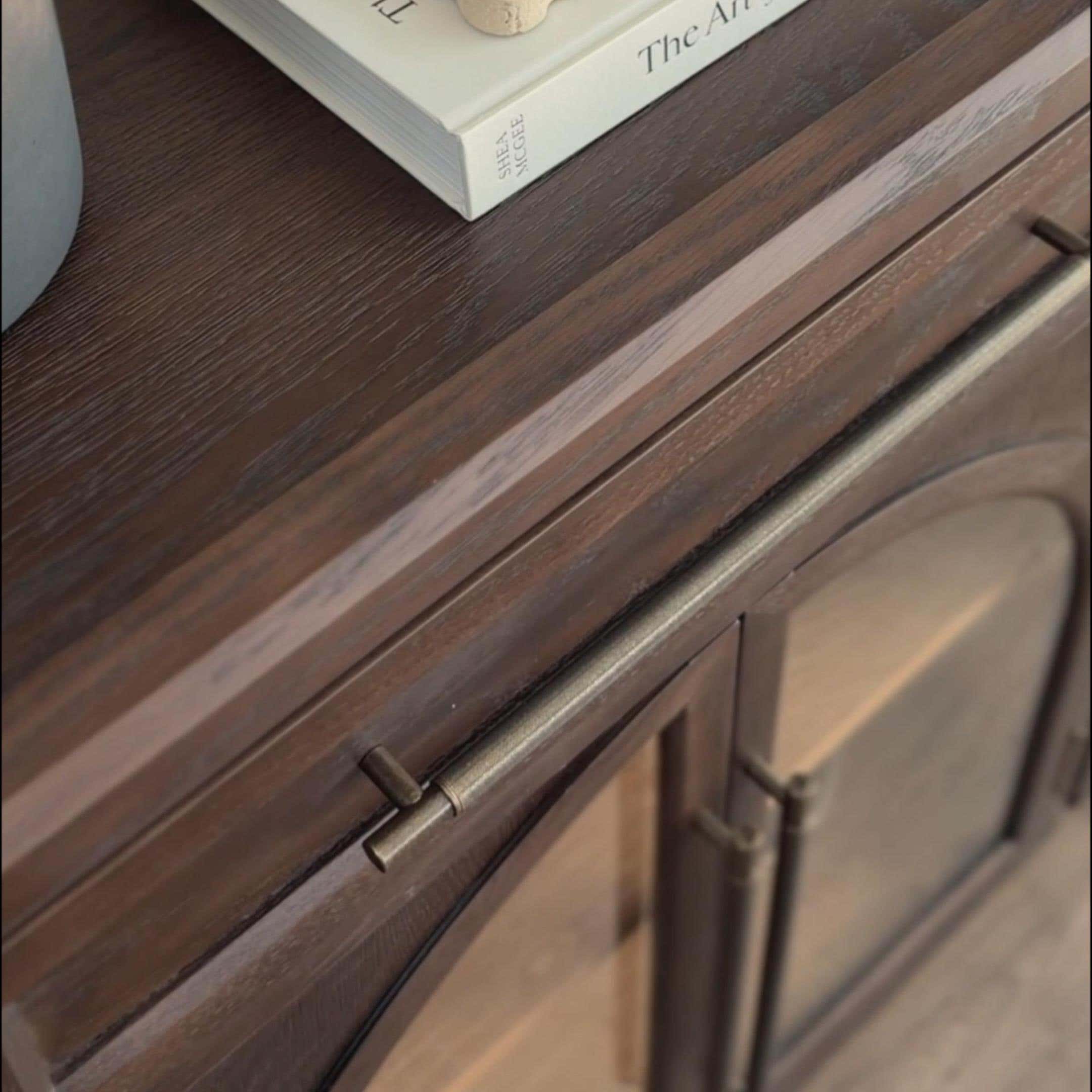 Alvar gewölbtes 64" Sideboard aus Eiche mit Schubladen (2er-Set)