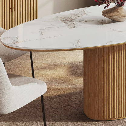 Marley Sintered Stone Dining Table 93"