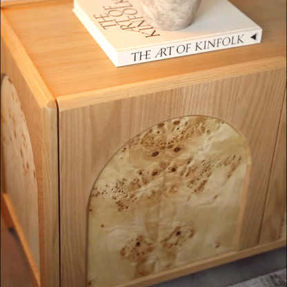 Aurora Oak Medienkonsole 80"