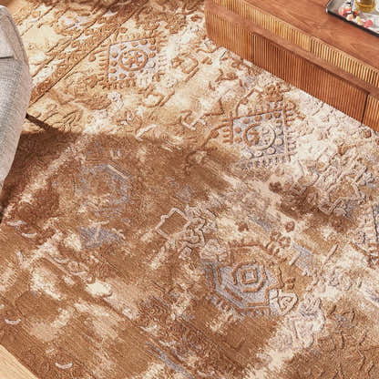 Aurelian Relief Wool-Blend Rug