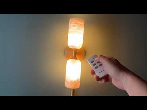 Axis Alabaster Wall Sconce 14"H