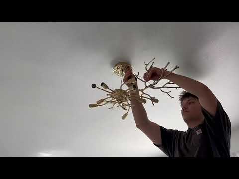 Lustre Branches Kristall-Kronleuchter, rund, für alle Räume, 76,2 cm