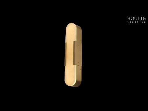 OpalEdge Alabaster-Wandleuchter, 35,4 cm hoch