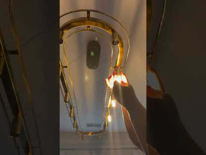 Sawyer Alabaster Oval Chandelier 54"W