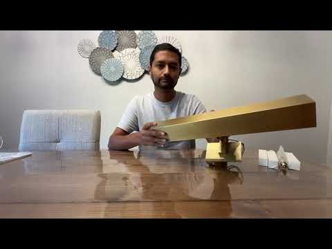 Gebürstete Radiance-Bilderleuchte, 24 Zoll breit