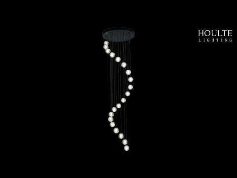 Pearl Ball Ceiling Round Chandelier 20"D