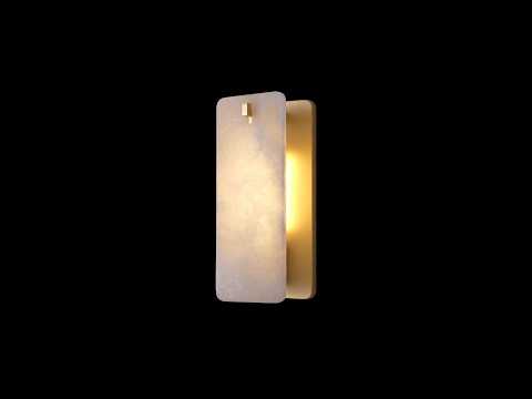 Lunara Alabaster Wall Sconce 12.75"H