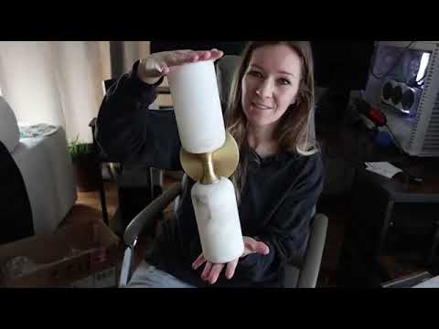 Axis Alabaster-Wandleuchte 13,9"