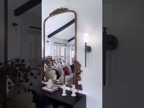 Axis Alabaster 1-flammige Wandleuchte, 55,4 cm hoch