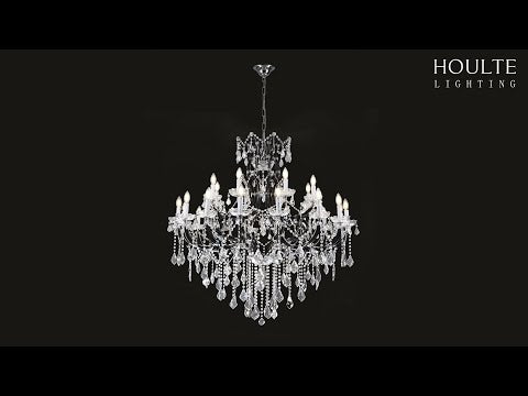 Roco Crystal Classical Round Chandelier 18"D