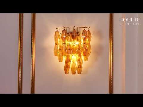 Celestial Drop Glas-Wandleuchte 19,6"H