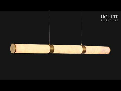 Sylvia Alabaster Linear Kronleuchter 47"