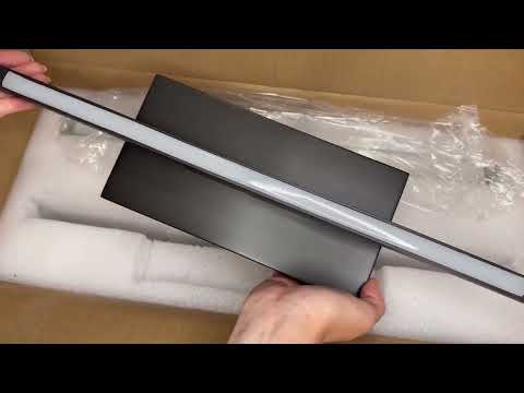 Clara Glow Crystal Einzel-Wandleuchte 19"