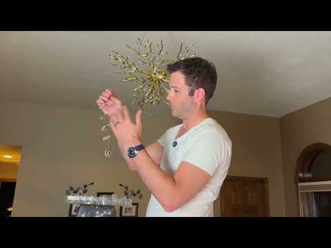 Frostleaf Crystal Grand Cascade Branches Kronleuchter 24''