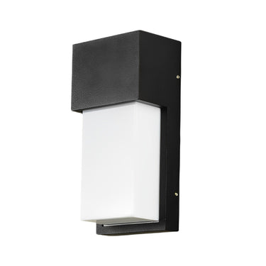 Rechteckige wasserdichte LED 10W schwarze moderne Außenwandleuchte