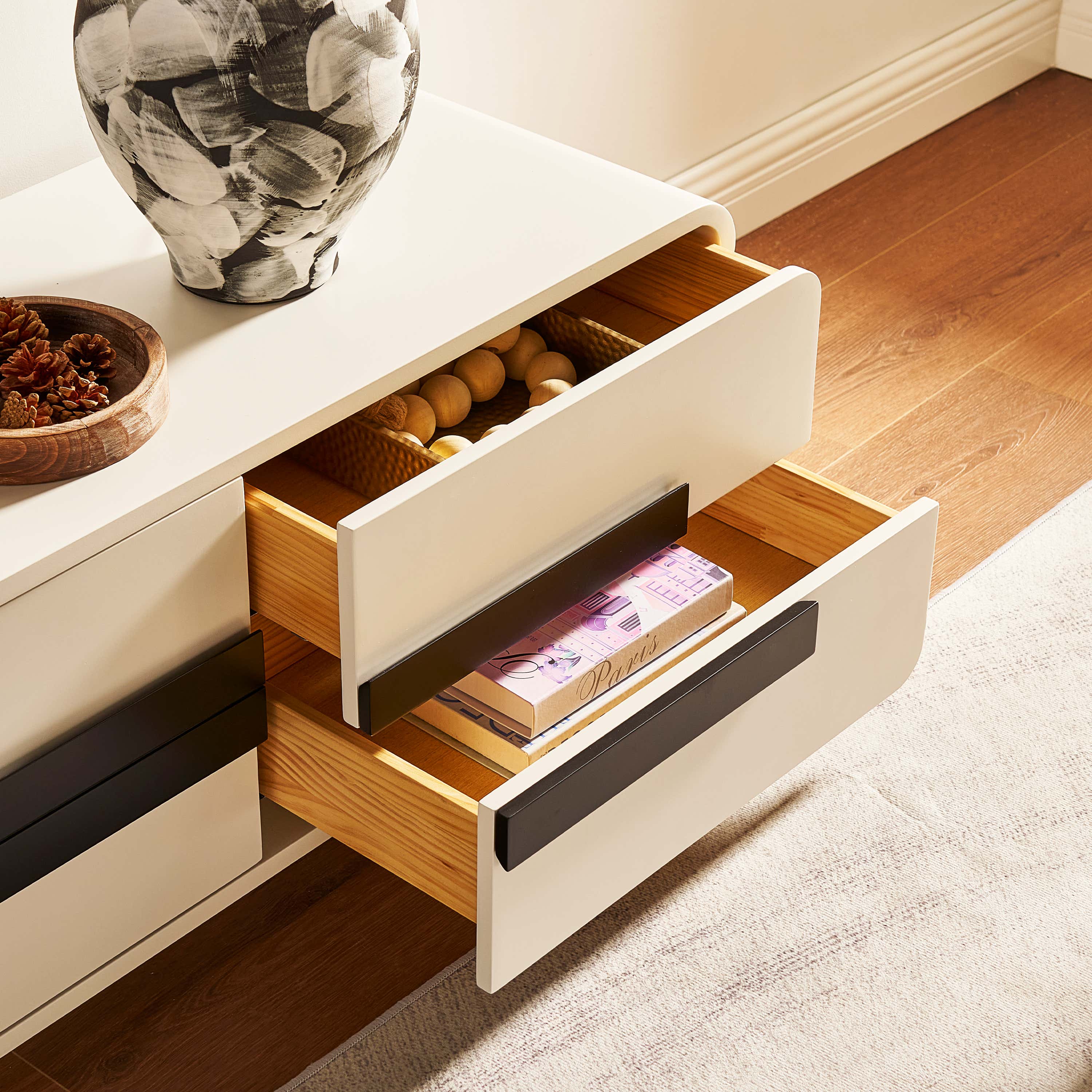 Soren Media Console And Coffee Table Set